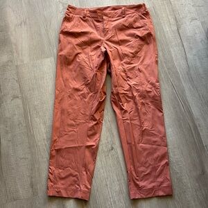 Pink cropped length joggers utility pants sz 4